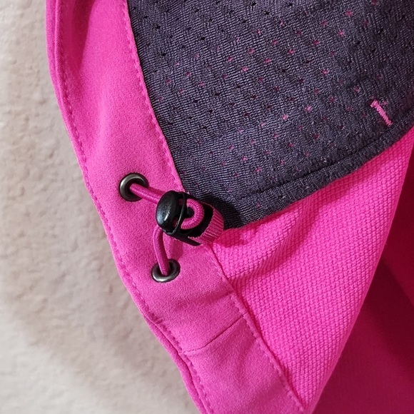 The North Face Soft Shell Quarter Zip Jacket Womens Size S Pink Lightweight - Picture 10 of 13